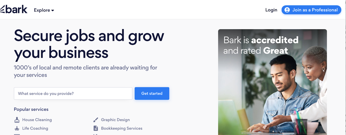 Lead Generation for Contractors - Bark