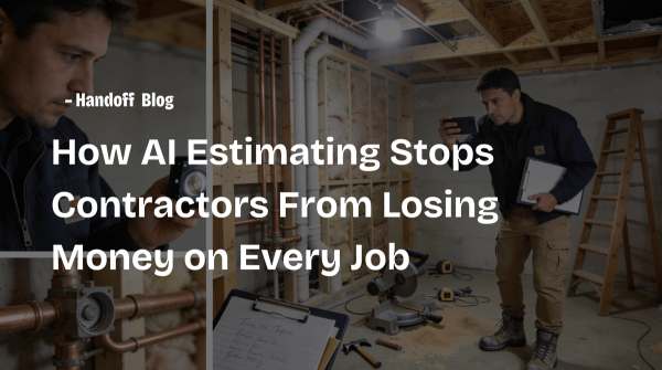 How AI Estimating Stops Contractors From Losing Money on Every Job