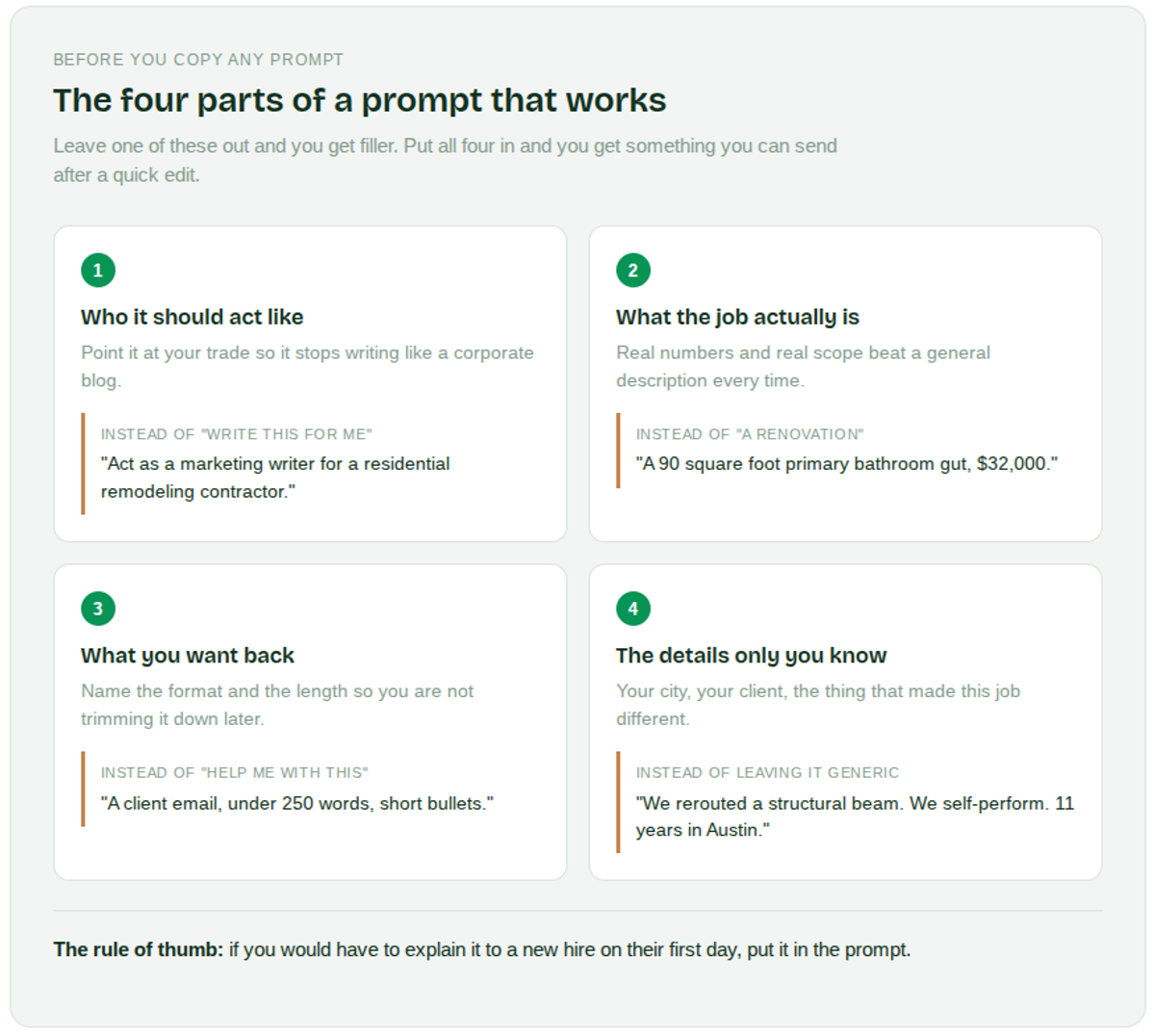 9 AI Prompts Every General Contractor Should Be Using Right Now