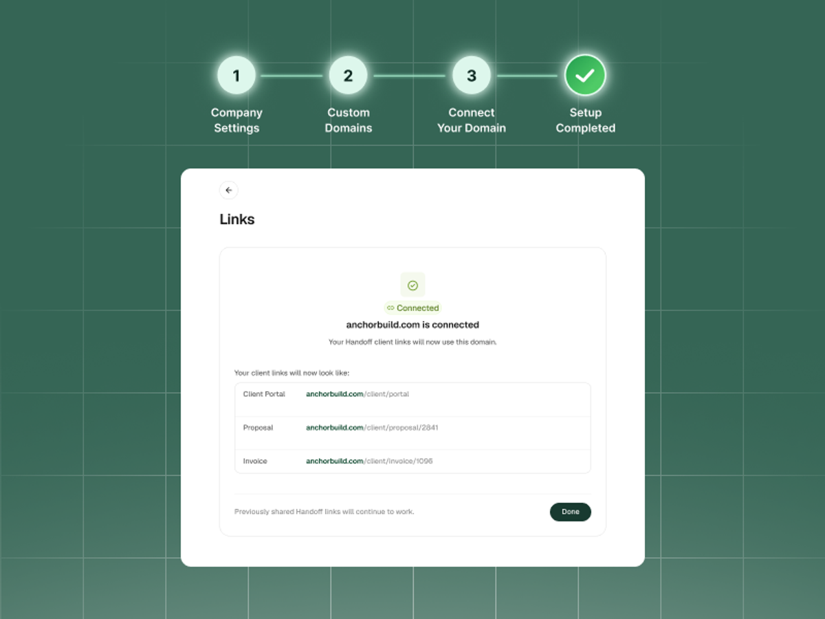 Custom Domains: Send Every Client Link and Email From Your Business