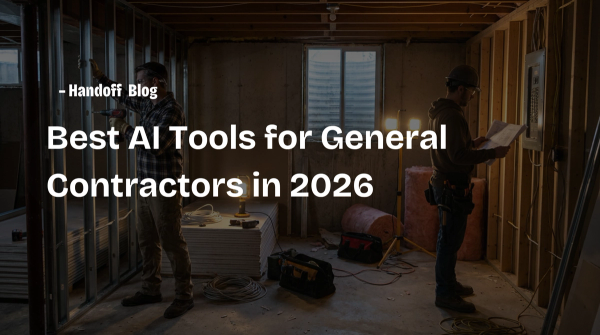 Best AI Tools for General Contractors in 2026
