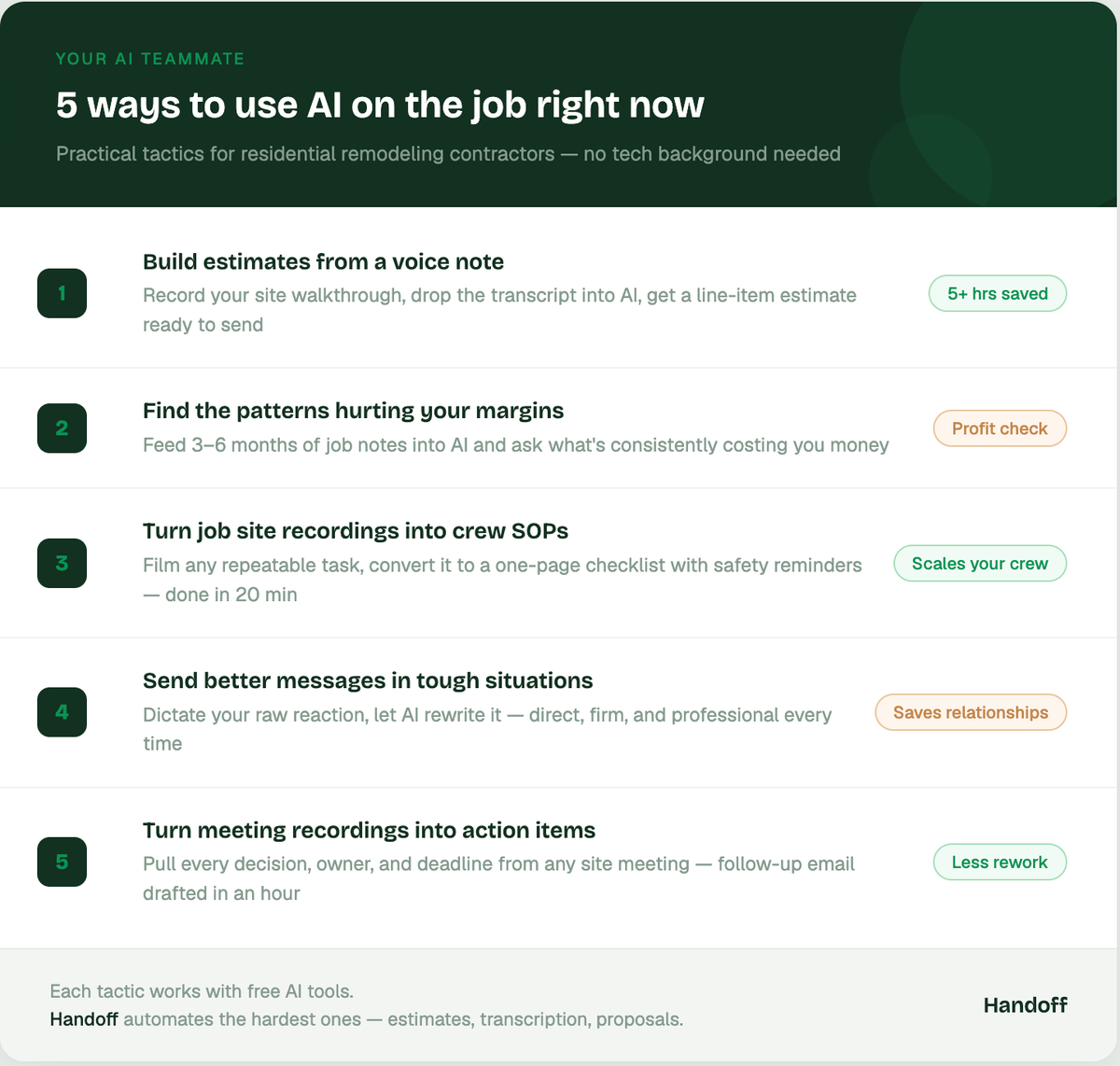 5 ways to use ai and make like easier.