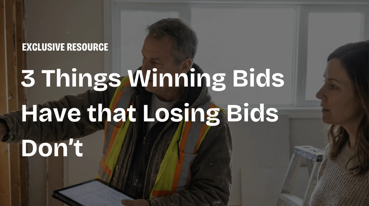 3 Things Winning Bids Always Have that Losing Bids Don't