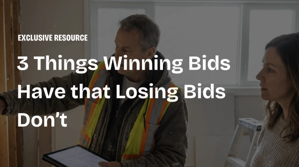3 Things Winning Bids Always Have that Losing Bids Don't