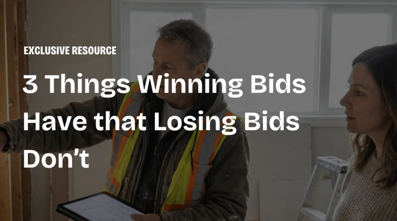 3 Things Winning Bids Always Have that Losing Bids Don't