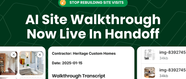 AI Site Walkthrough: Turn Site Visits Into Jobs