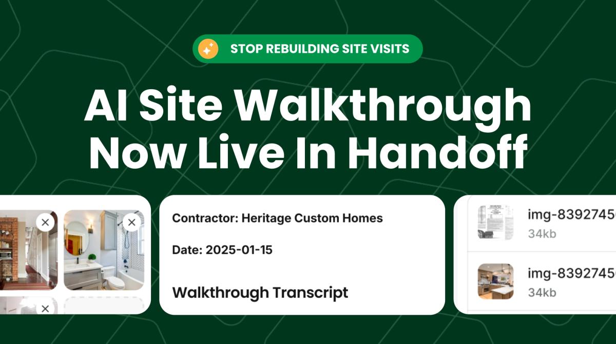 AI Site Walkthrough: Turn Site Visits Into Jobs