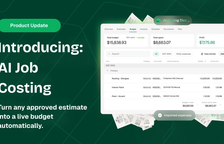 AI Job Costing: Your Approved Estimate Is Now a Live Project Budget — Handoff Blog