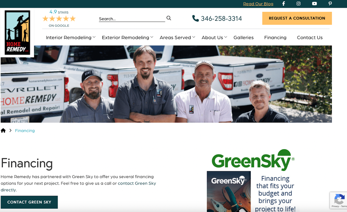 Home Remedy promotes construction financing