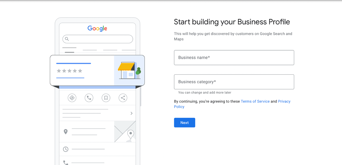 Google My Business Home Remodeling or General Contractor