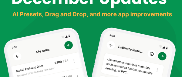 Product Updates: December Improvements