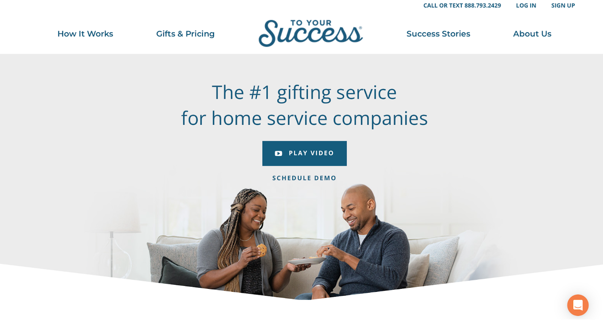 Automated gift giving to clients with To Your Success