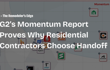G2’s Momentum Report Proves Why Residential Contractors Choose Handoff for Fast, Accurate AI Construction Estimating — Handoff Blog