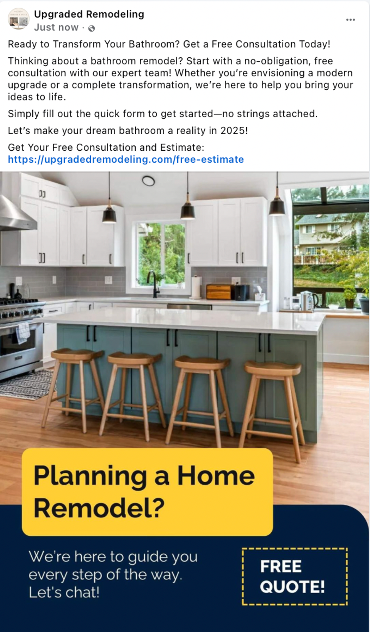 Free consultation facebook ad