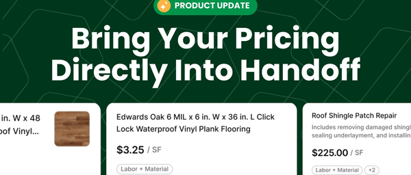 Build Estimates Using Your Own Price Books in Handoff