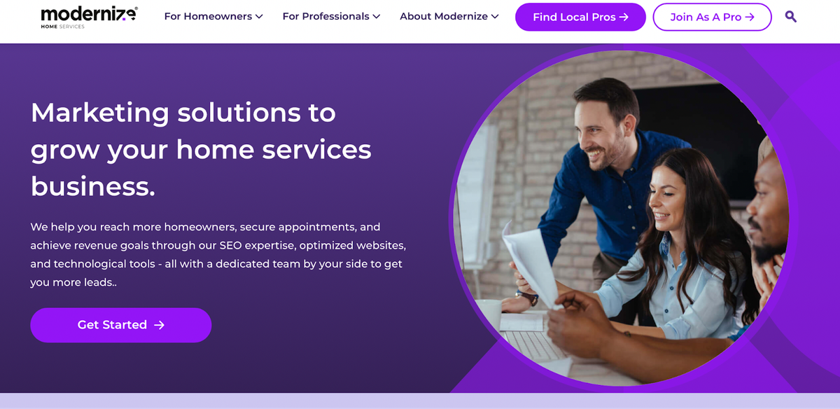 Lead Generation for Contractors - Modernize