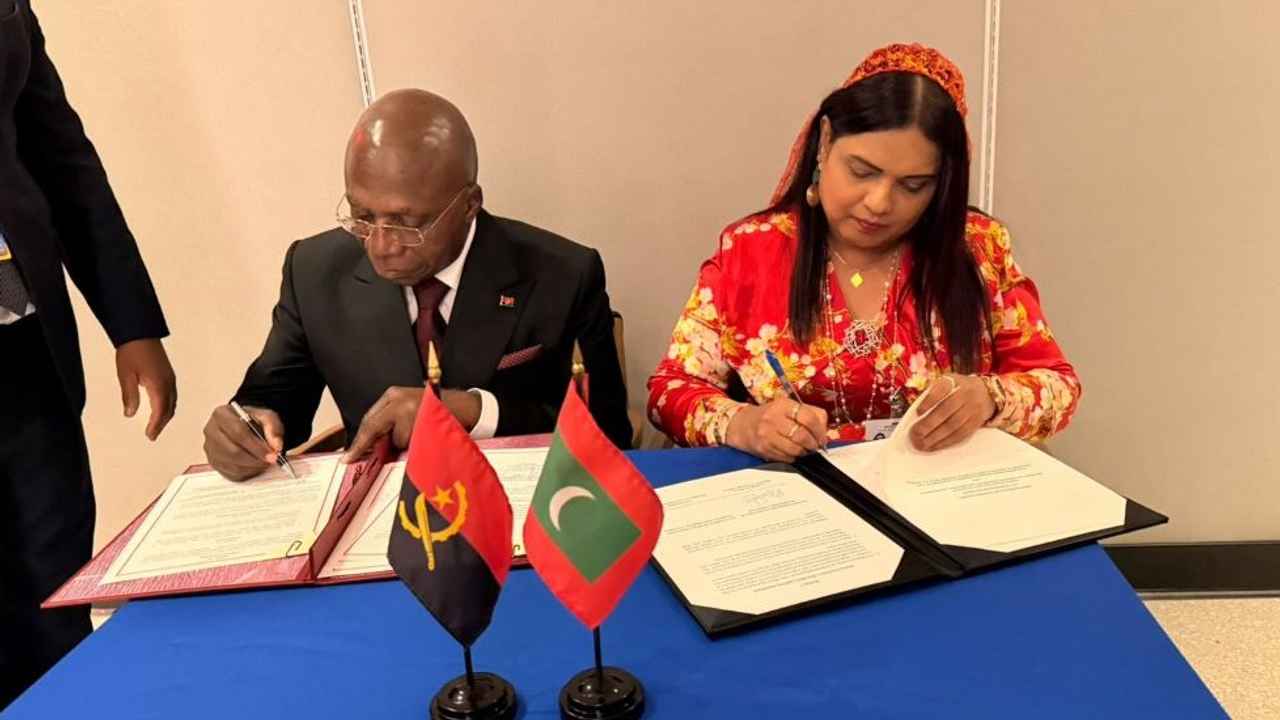 Maldives and Angola sign two MoUs to advance bilateral relations