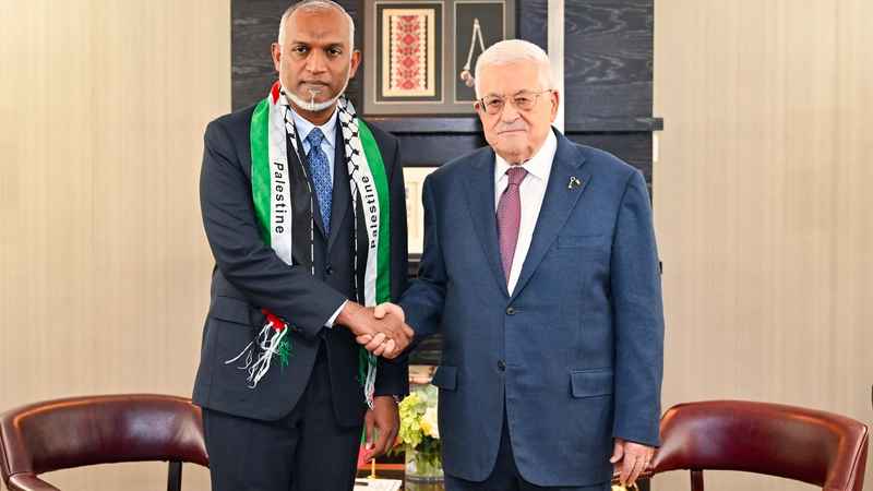 The President meets with Palestinian President, urges global support for Ceasefire, in September 2024