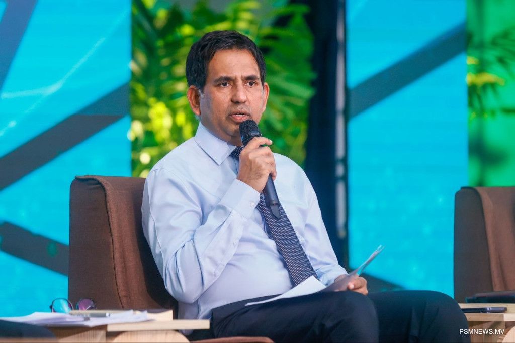 Photo published by PSM News with its report on Economic Development and Trade Minister Mohamed Saeed