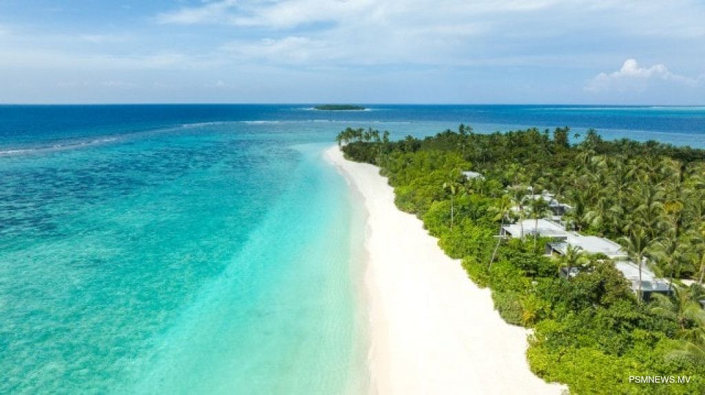 Aerial View of uninhabited islands.