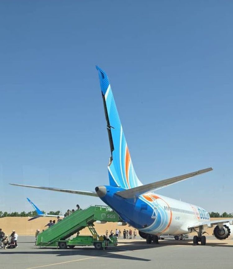 flydubai aircraft involved in the FZ1073 incident