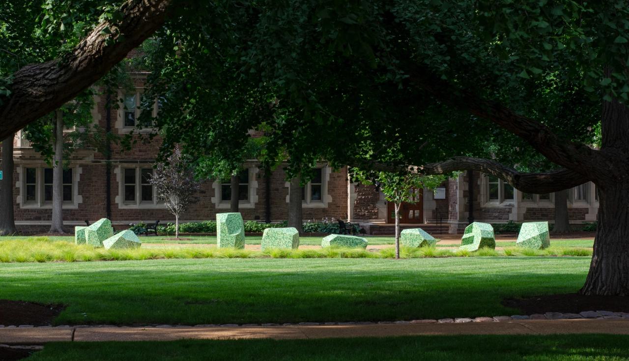 Arbolope studio landscape architecture design firm saint louis for washington university saint louis missouri installation project art on campus mildred lane kemper museum of art