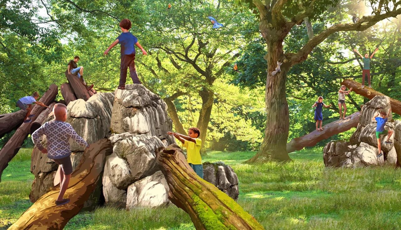 Wild Care Park — Nature Play Area at Saint Louis Zoo WildCare created by PGAV July 2022