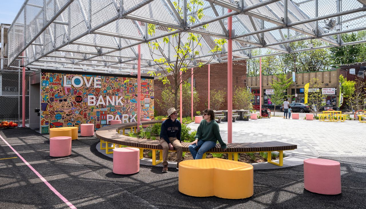 Love Bank Park on Cherokee Street in St. Louis by Arbolope Studio