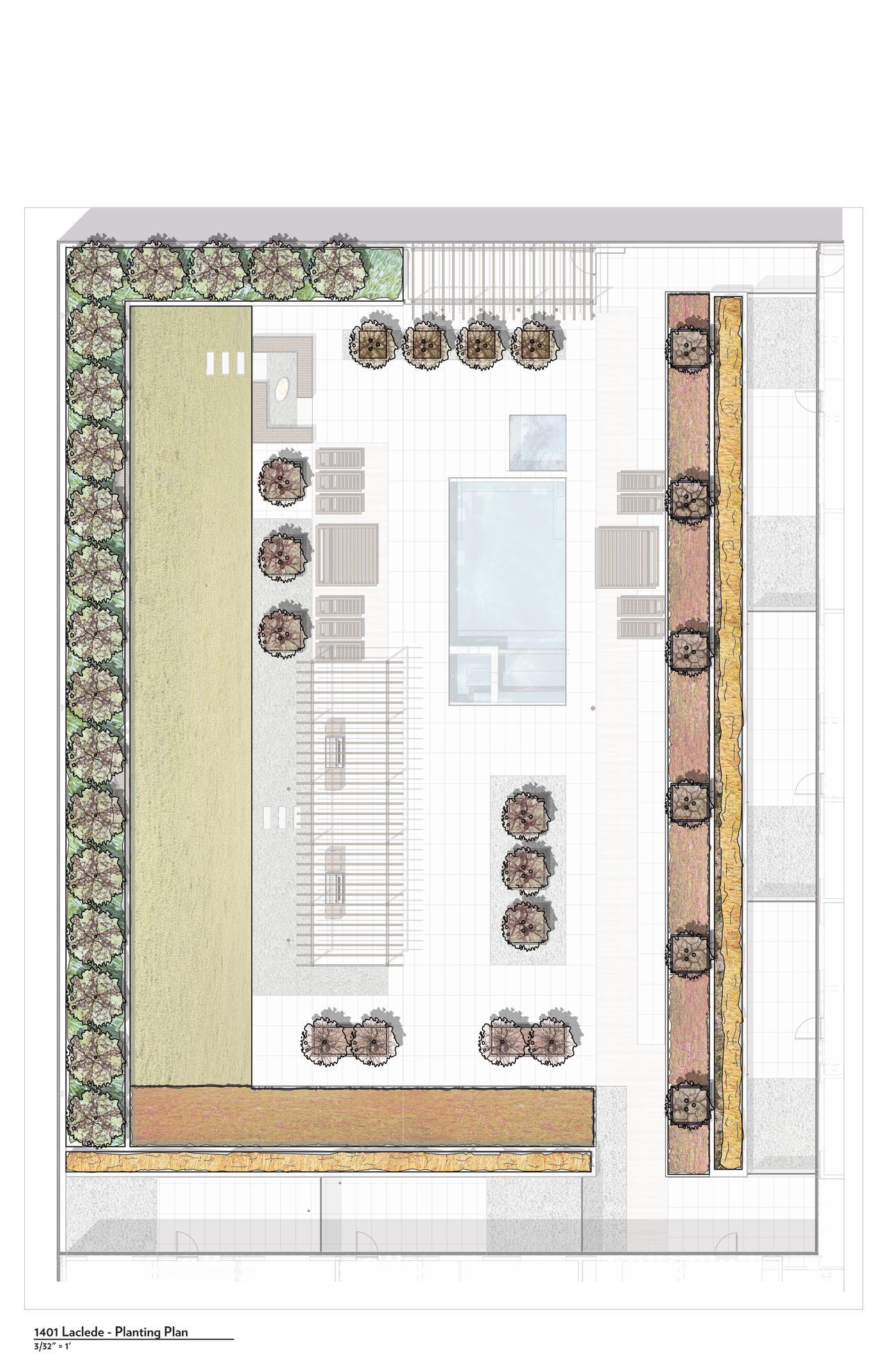 4101 Laclede — Amenity Deck