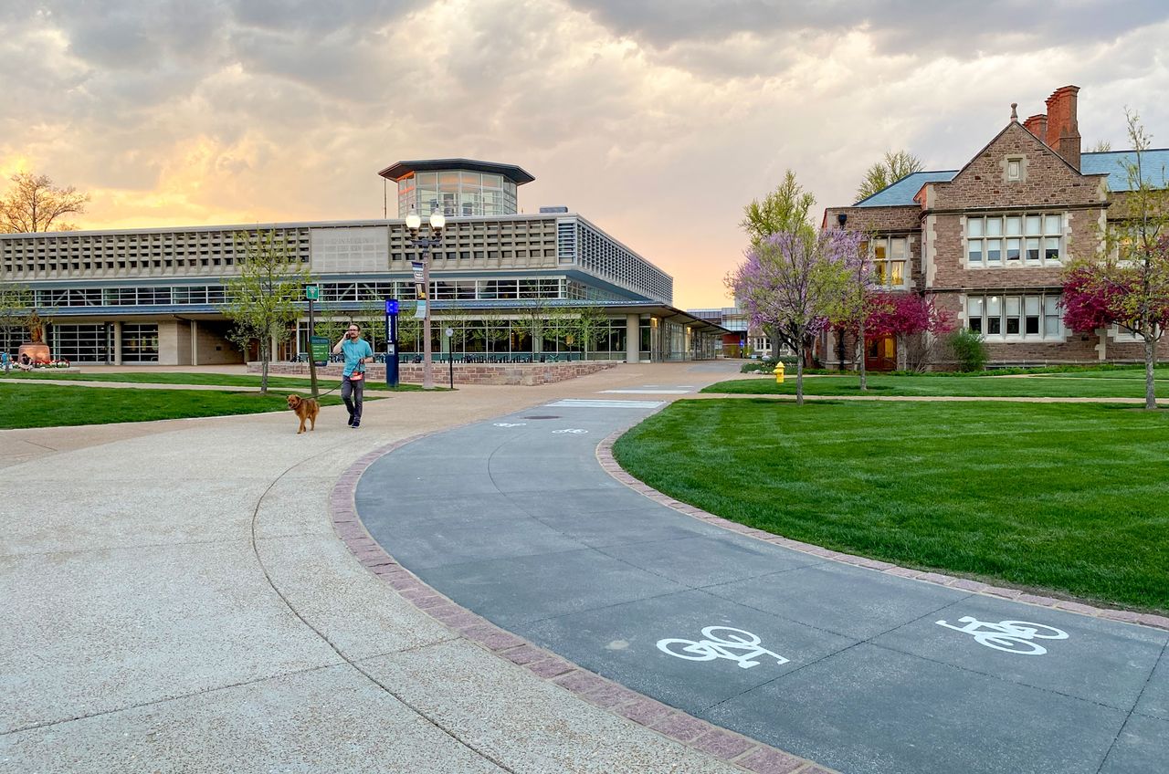 The CPC project connects the East End Central Landscape Project (east), the Olin Library Addition (central), the new Bryan Hall pedestrian and bicycle bridge over Forest Park Parkway (north), and infrastructural improvements along Huston Way and the Centennial Greenway (south).