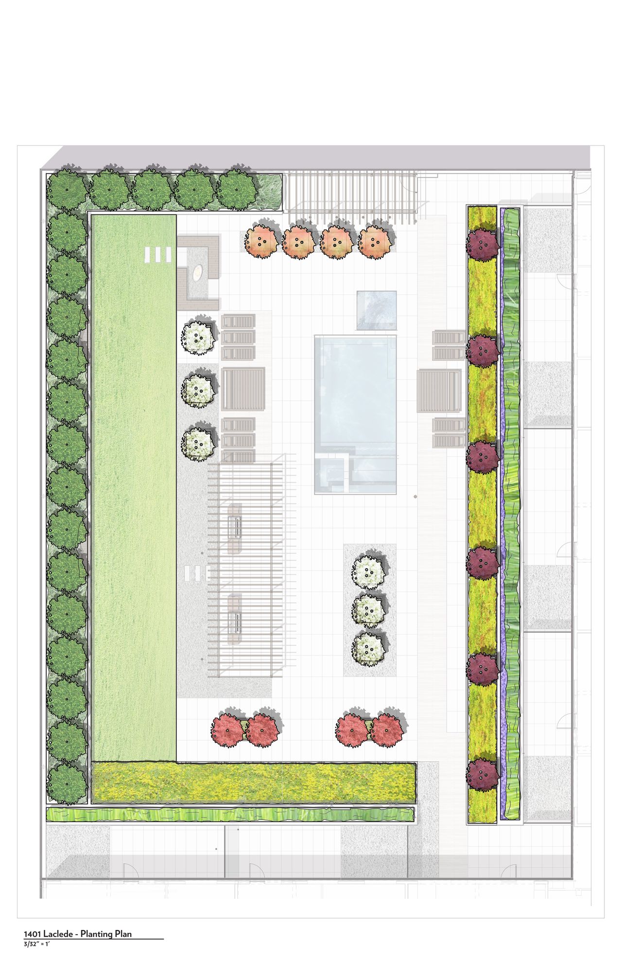 4101 Laclede — Amenity Deck