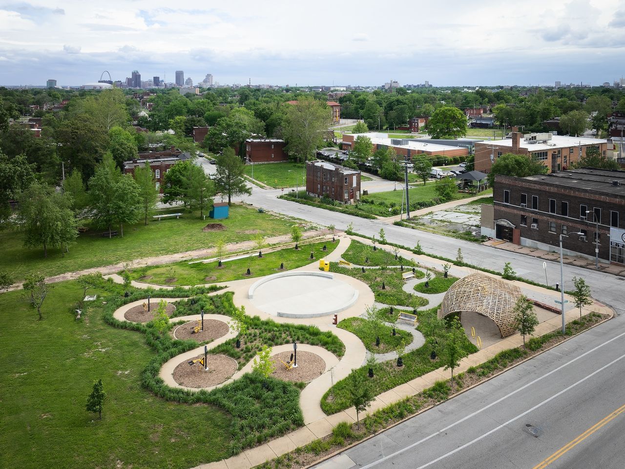 Peace Park — Native plantings