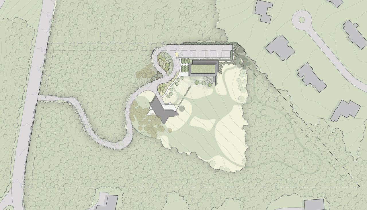 Overhead Map view of the new masterplan for ebsworth park in st louis missouri