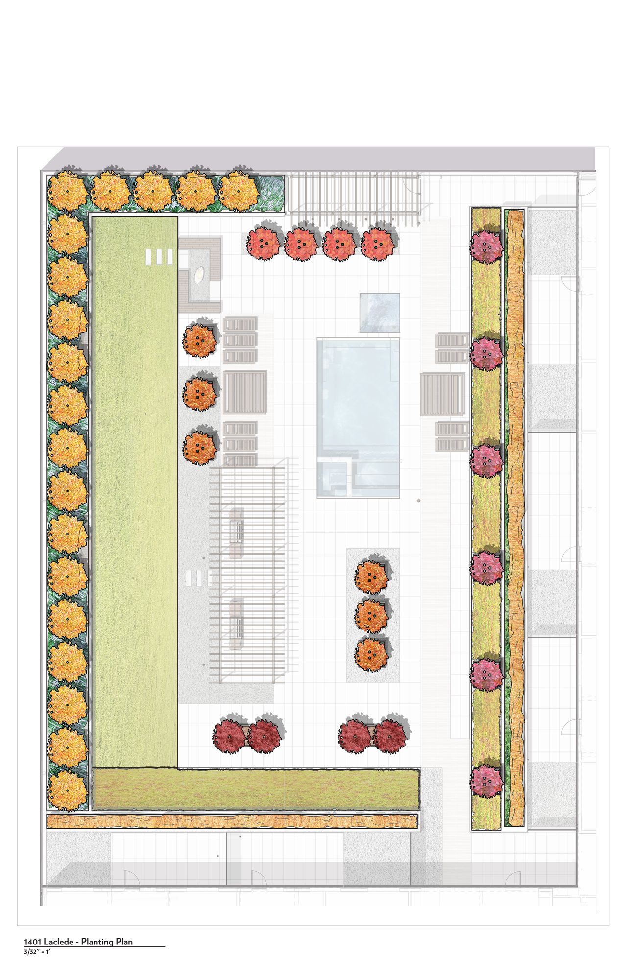 4101 Laclede — Amenity Deck