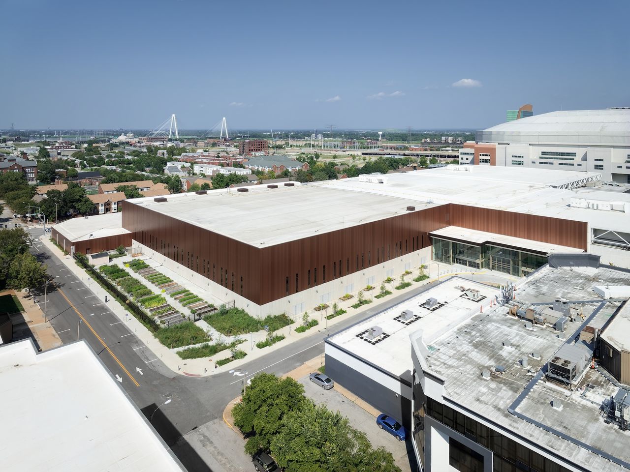 America's Center Convention Complex — Americas aerial saint louis missouri