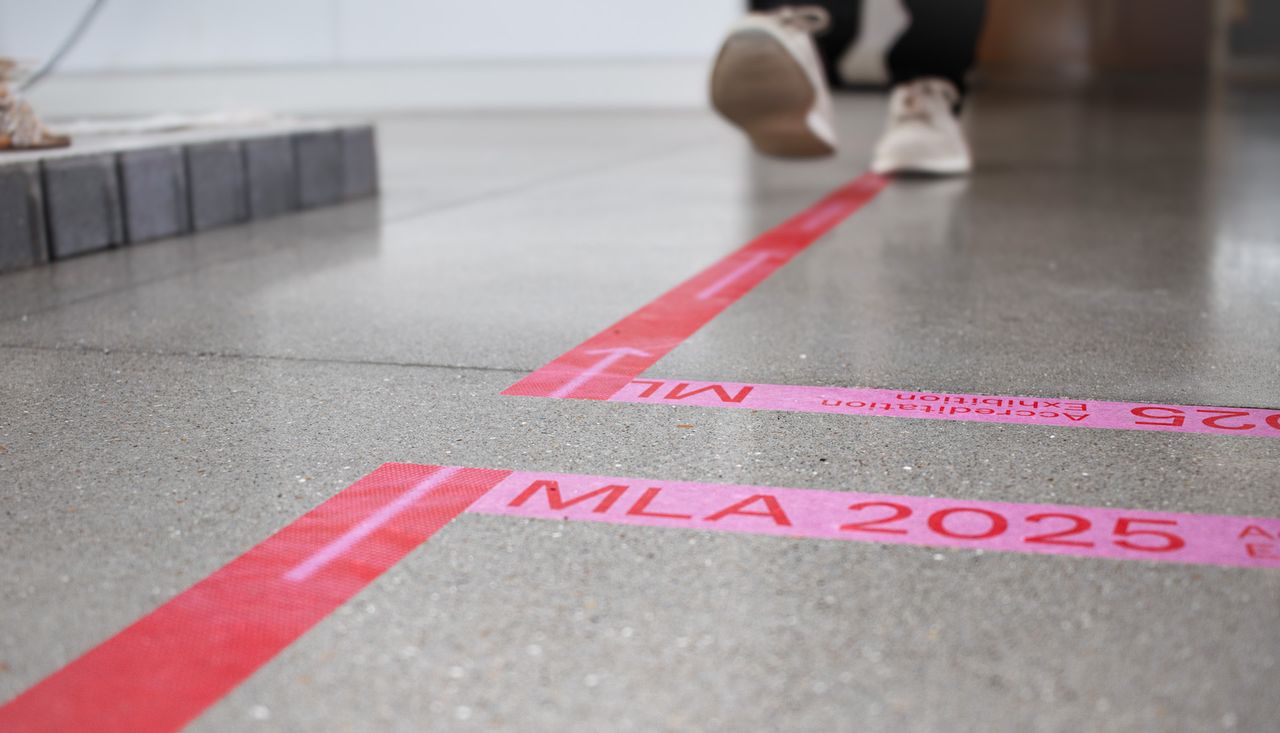2024 MLA Exhibition — Branding hallway