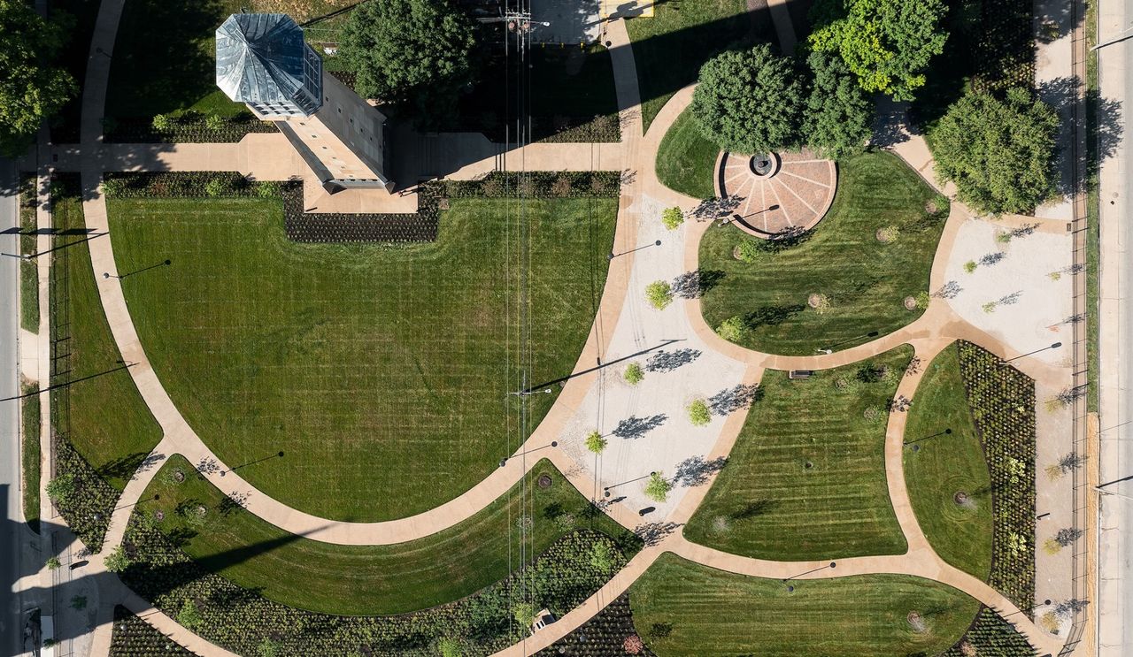 Carillon Park — Centralia illinois aerial plan