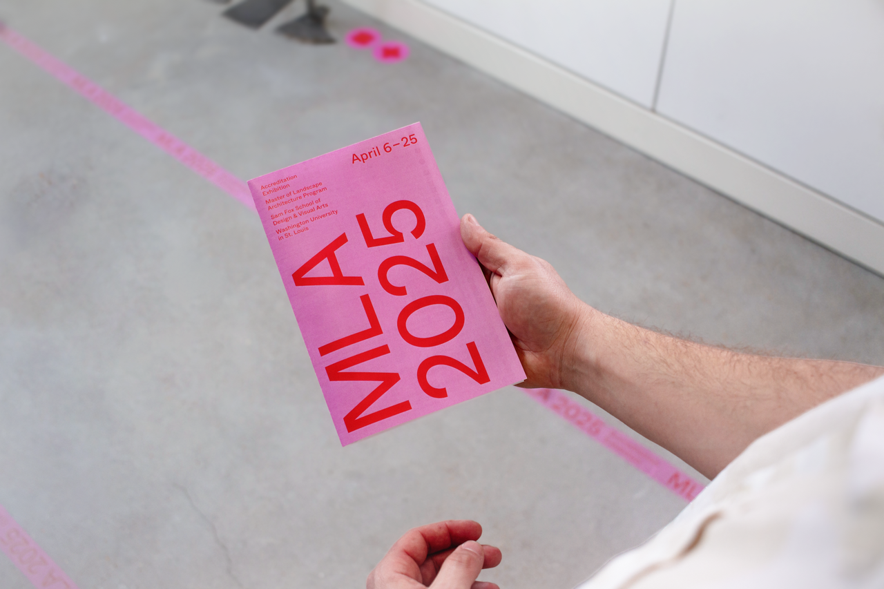 2024 MLA Exhibition — Branding hallway