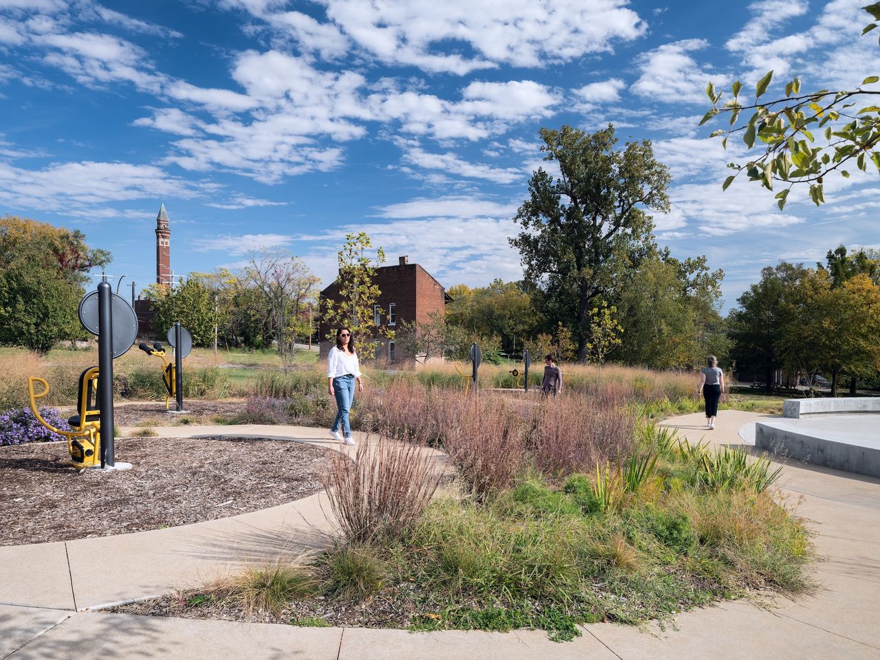 Peace Park — Native plantings