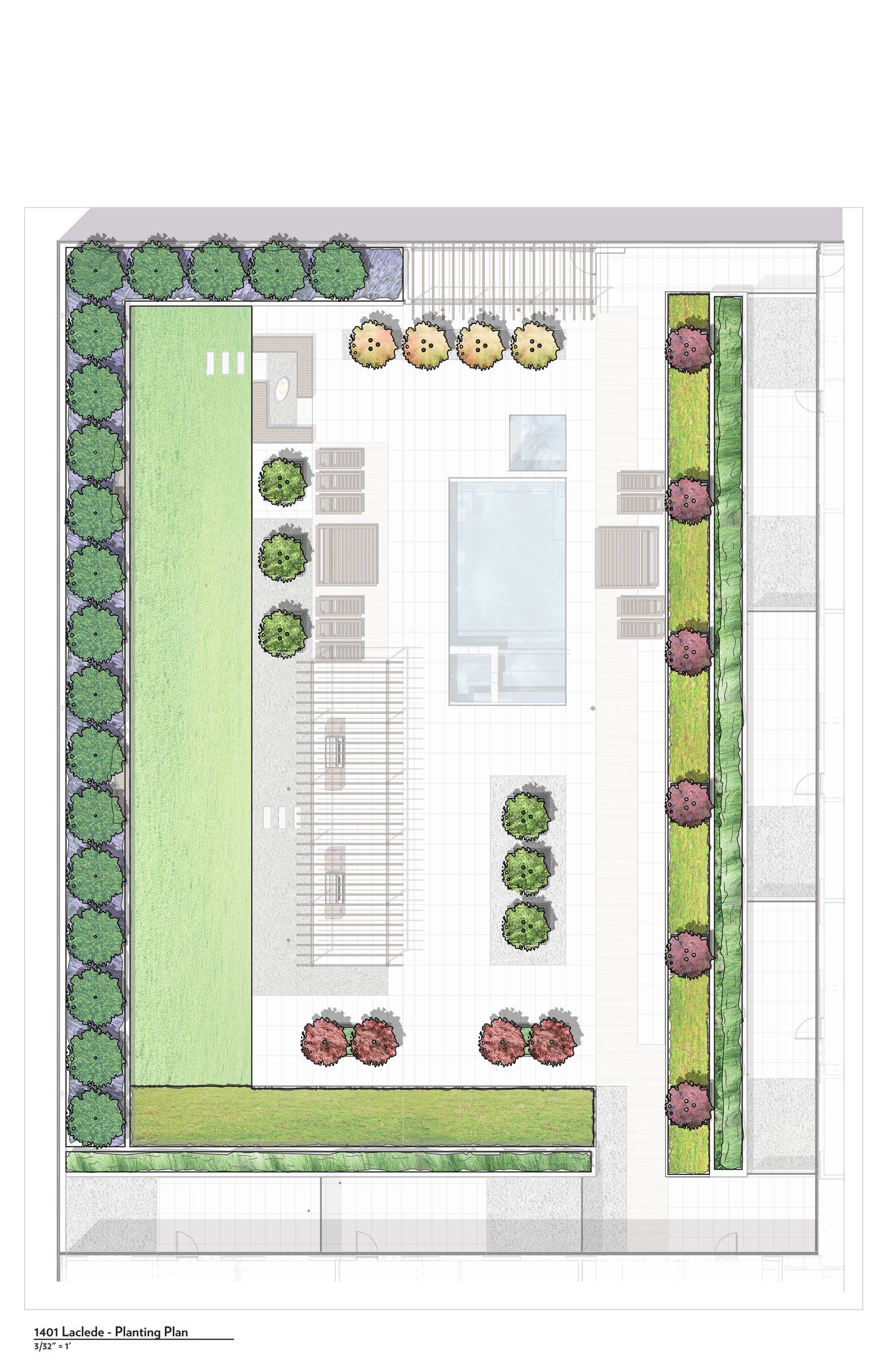 4101 Laclede — Amenity Deck