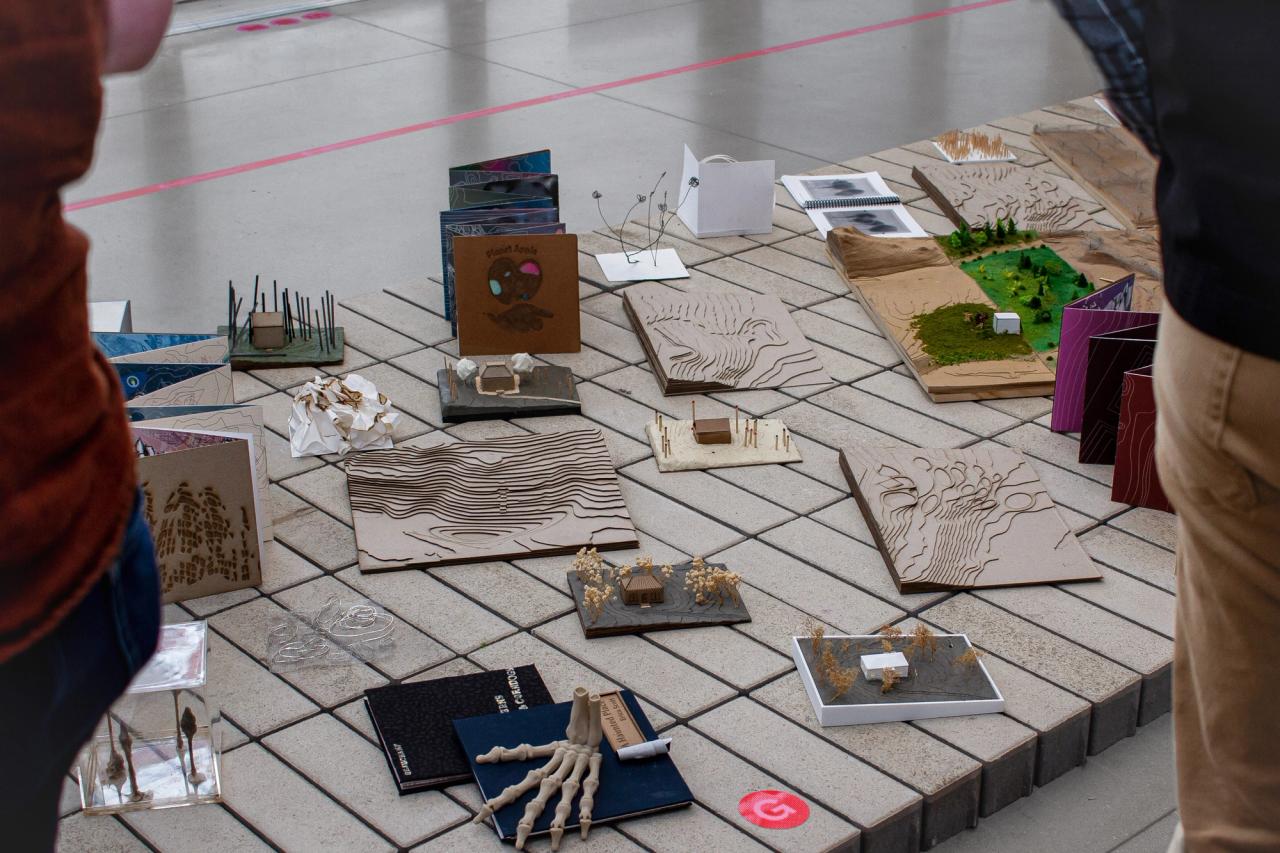 2024 MLA Exhibition — Branding sculpture garden pedestal
