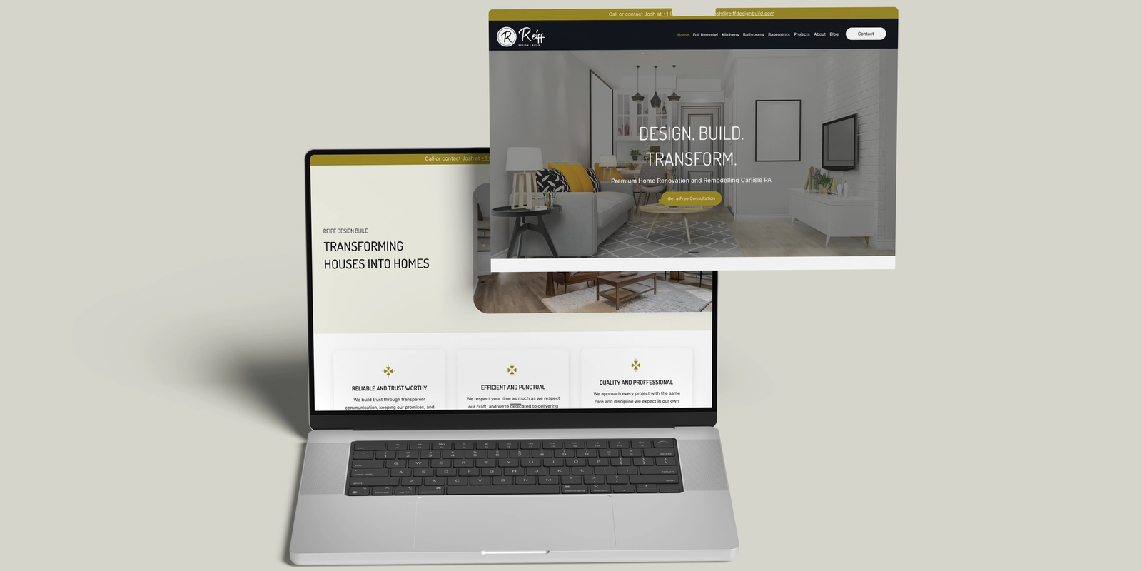 Reiff Design Build Remodeling Platform