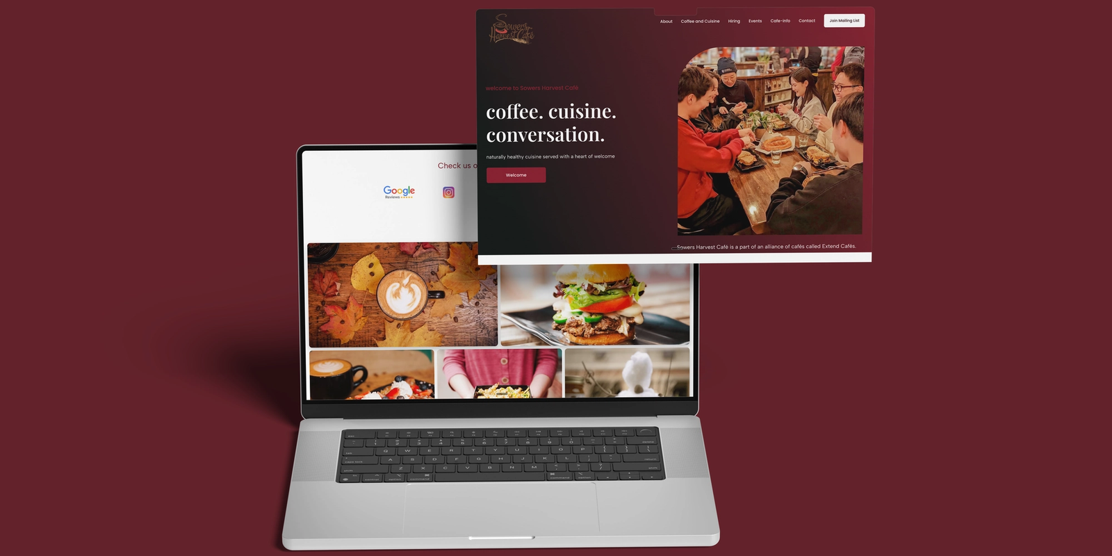 Sowers Harvest Café Brand Site