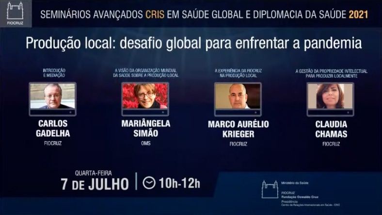 Seminário Produção local - FioCruz