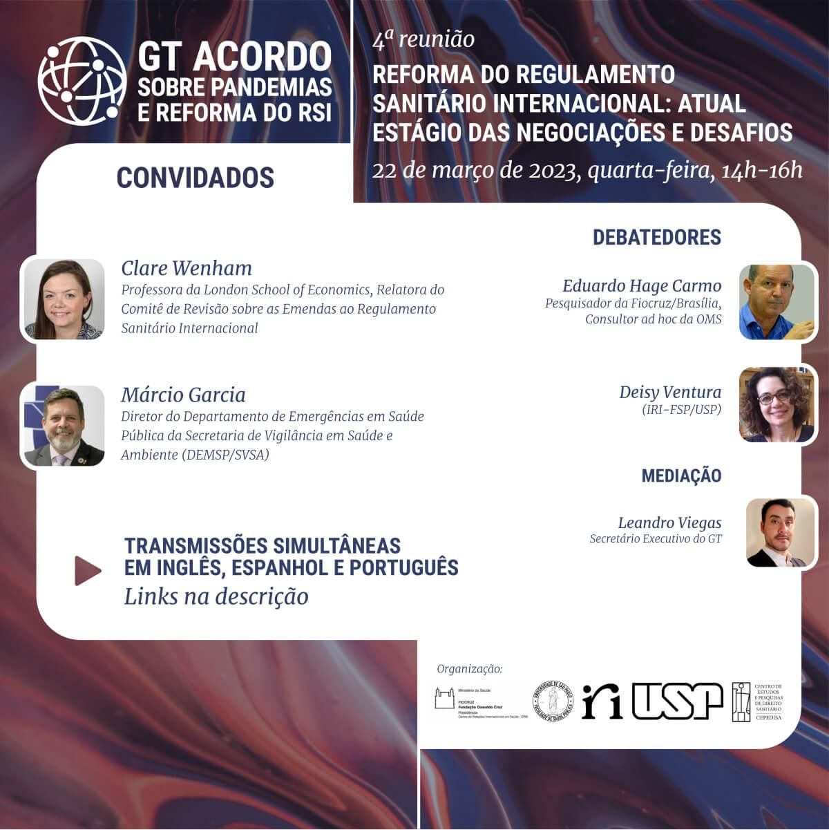 Reforma do Regulamento Sanitário Internacional: atual estágio das negociações e desafios