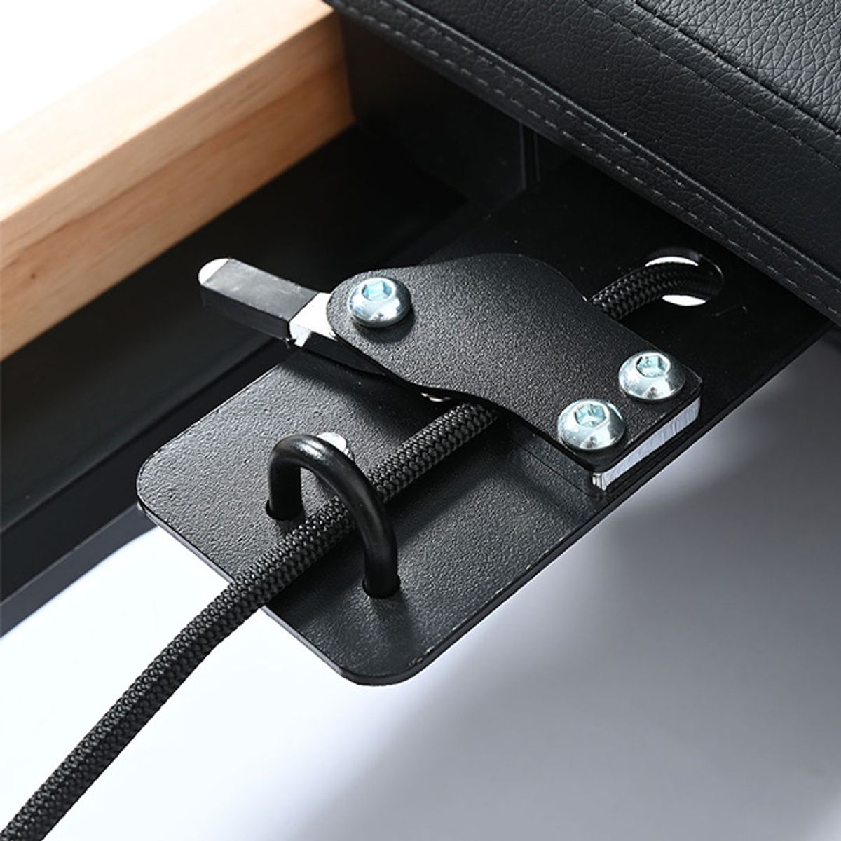 Reprise Wooden Folding Pilates Reformer Machine Rope Adjustment