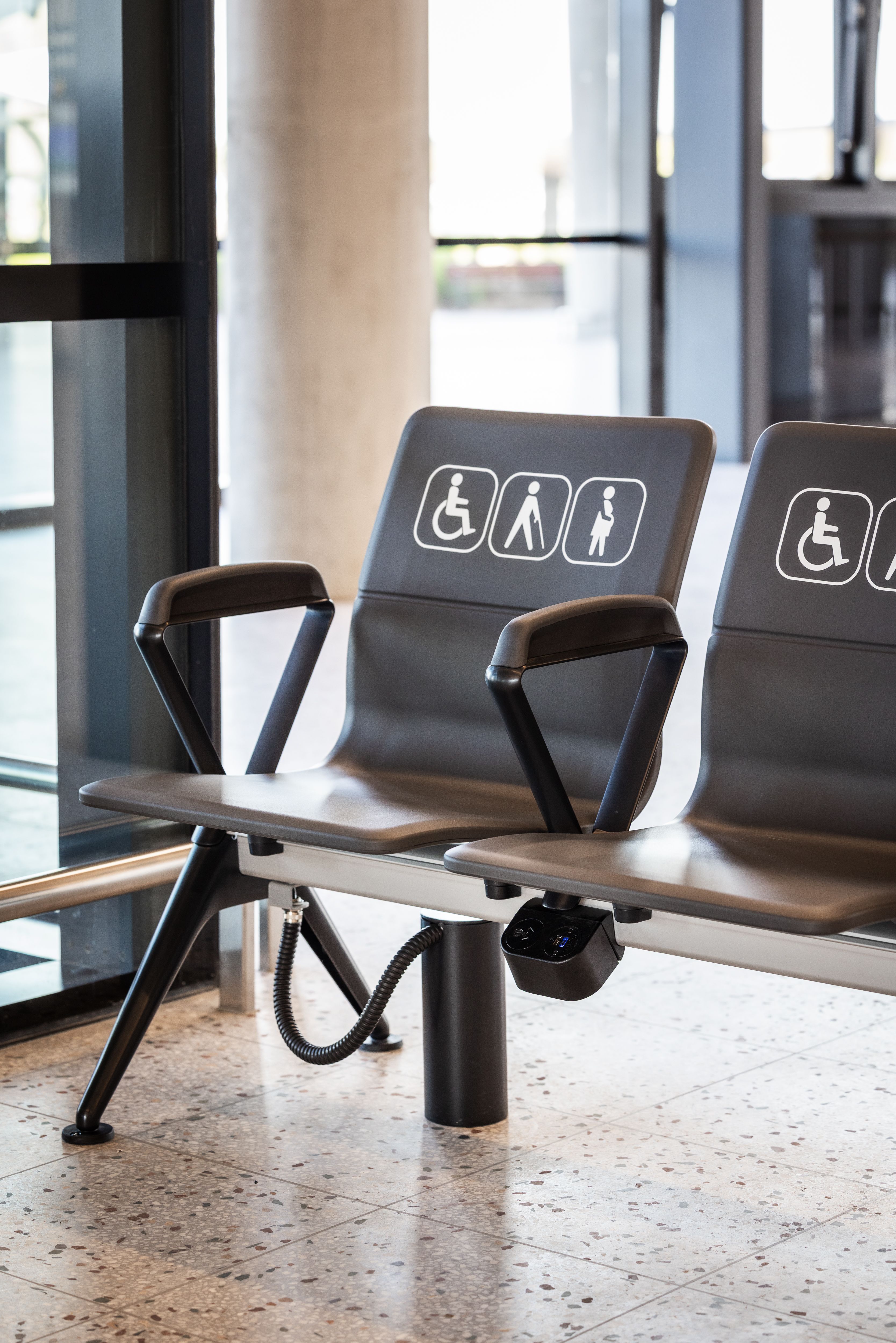 Western Sydney Airport, furniture by Burgtec