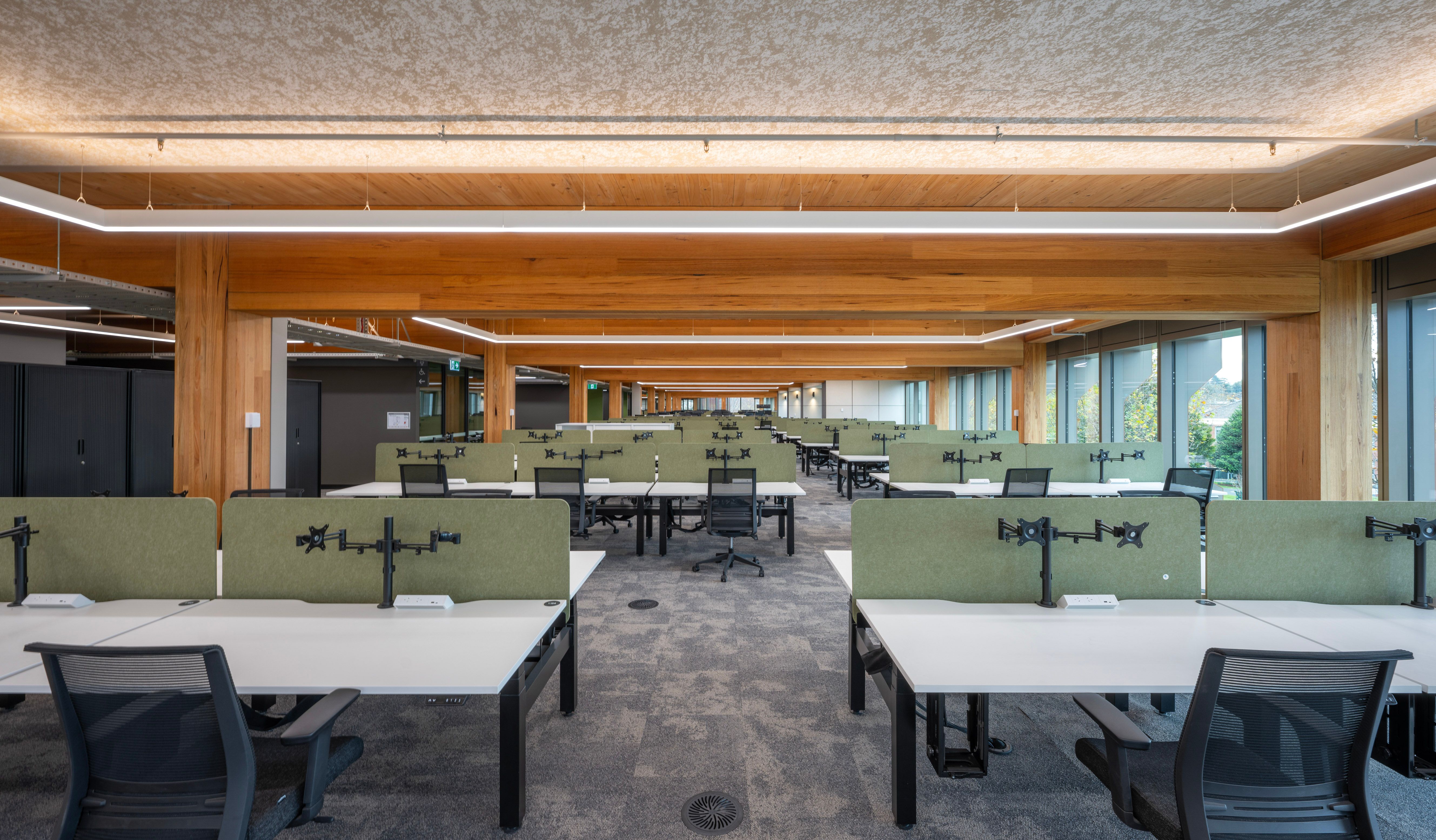 Bendigo GovHub, furniture by Burgtec