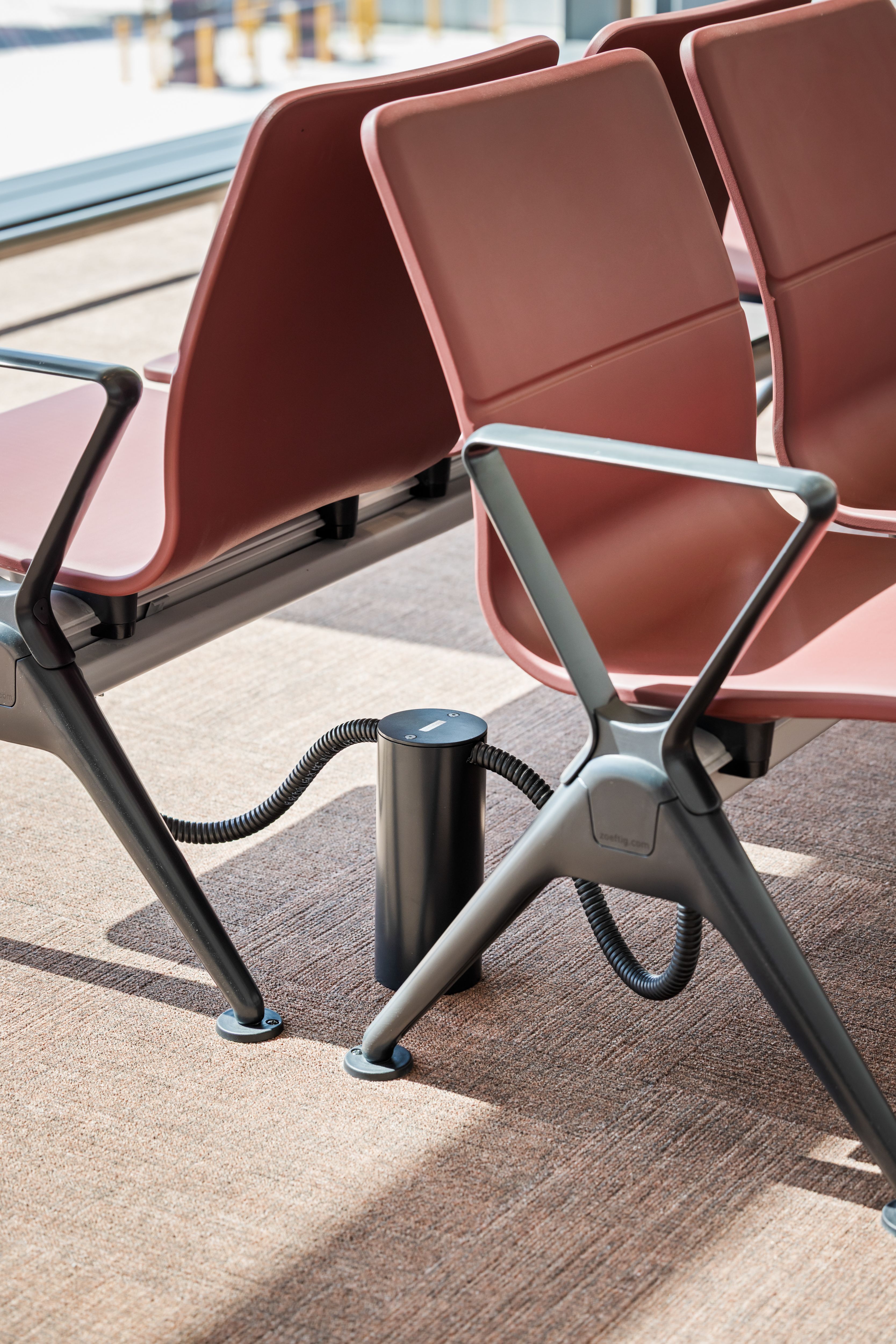 Western Sydney Airport, furniture by Burgtec