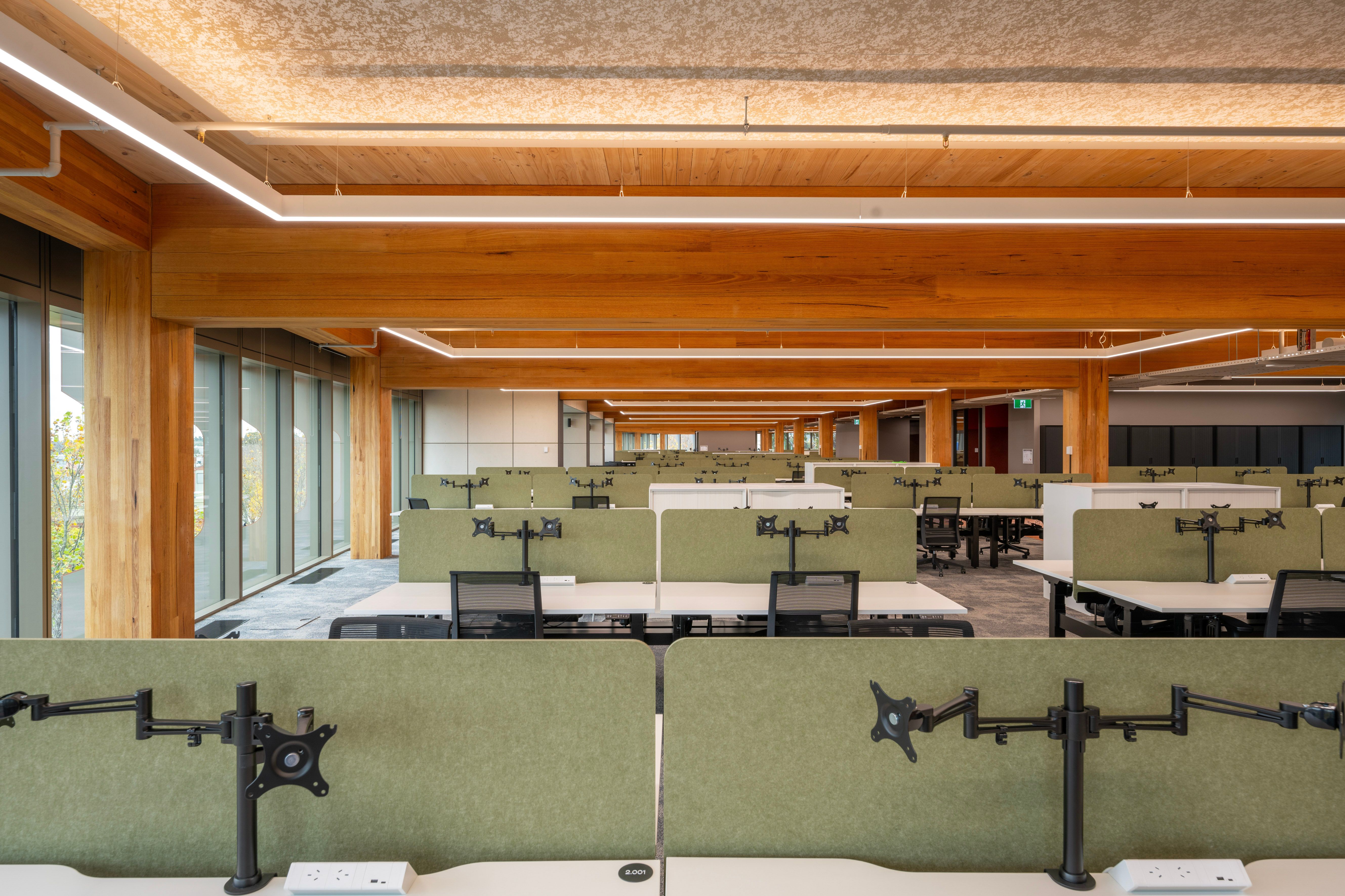 Bendigo GovHub, furniture by Burgtec